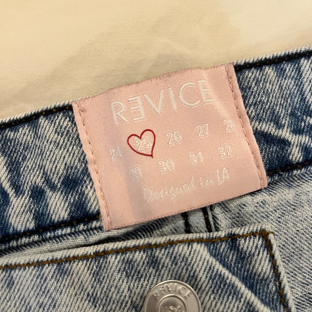 REVICE High Rise Light Blue Jeans - Picture 3 of 4